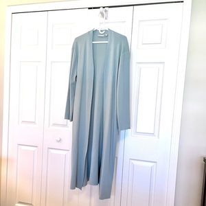 Vintage Creamy Blue Designer Duster 🐦